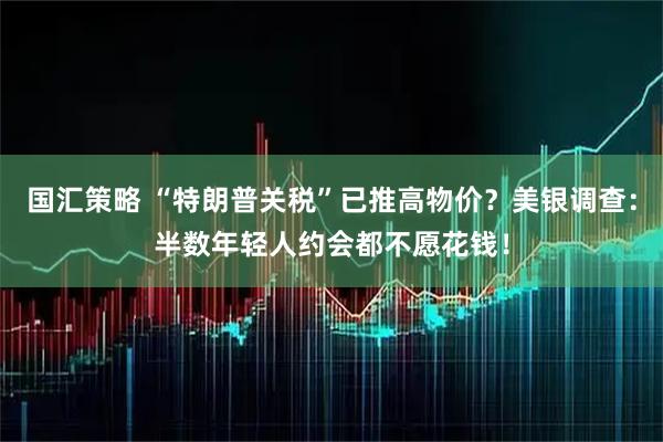 国汇策略 “特朗普关税”已推高物价？美银调查：半数年轻人约会都不愿花钱！